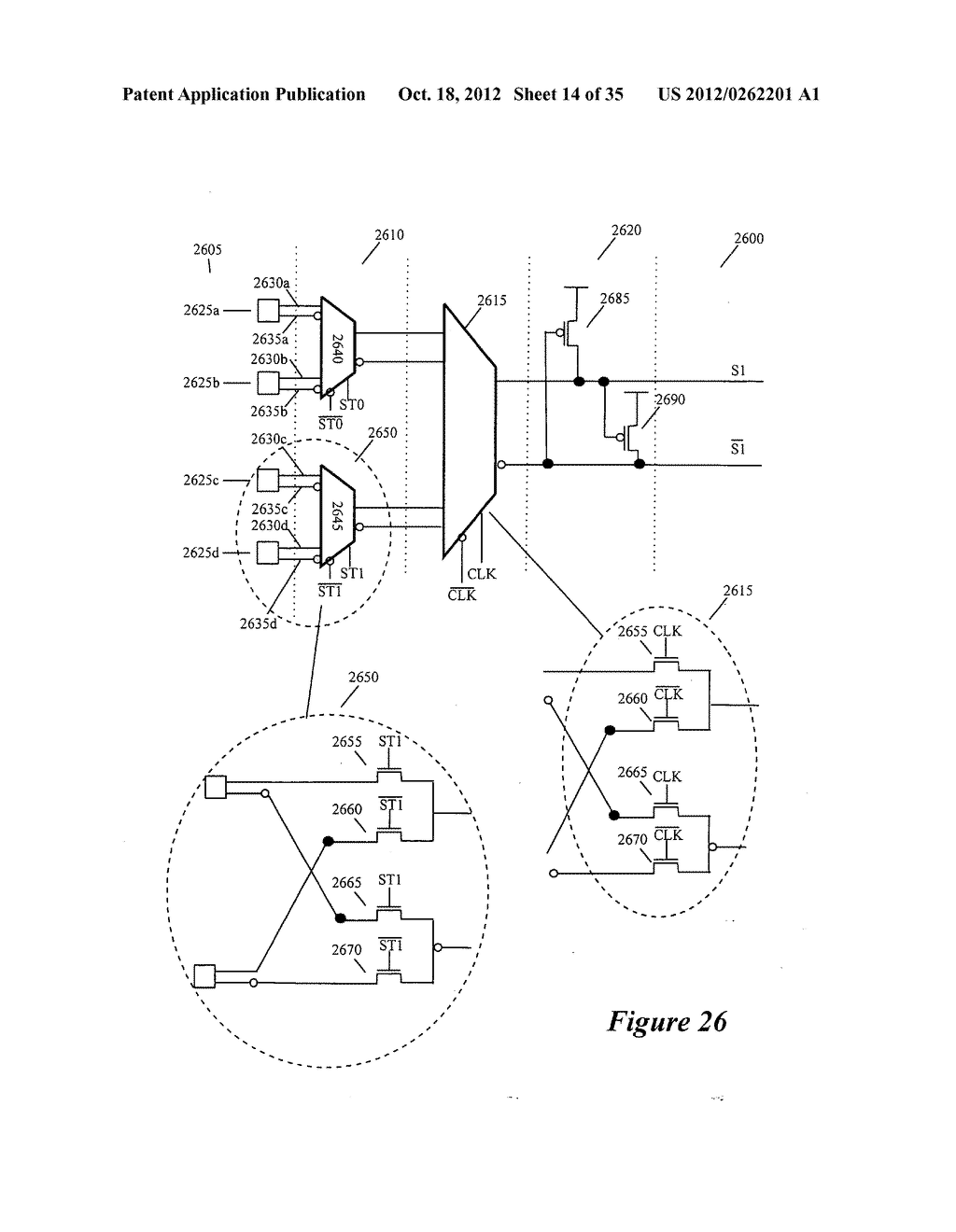 STORAGE ELEMENTS FOR A CONFIGURABLE IC AND METHOD AND APPARATUS FOR     ACCESSING DATA STORED IN THE STORAGE ELEMENTS - diagram, schematic, and image 15