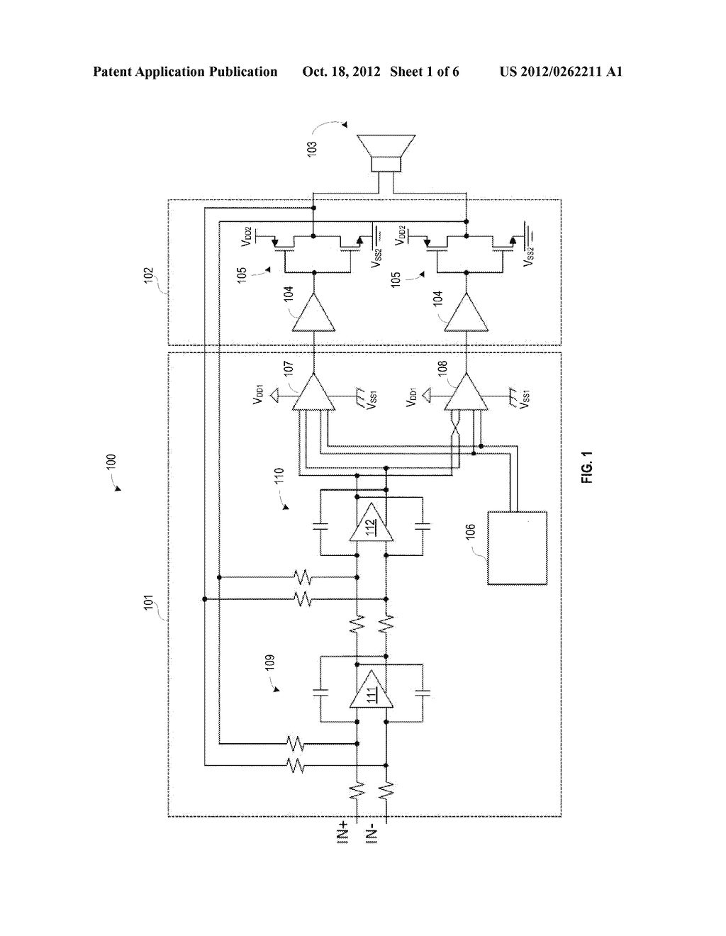 CLASS D PULSE WIDTH MODULATOR WITH DUAL FEEDBACK - diagram, schematic, and image 02