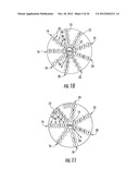 Text Entry Device with Radial Keypad Layout diagram and image