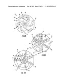 Text Entry Device with Radial Keypad Layout diagram and image