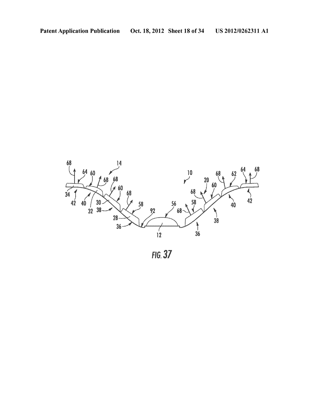 Text Entry Device with Radial Keypad Layout - diagram, schematic, and image 19