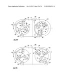 Text Entry Device with Radial Keypad Layout diagram and image