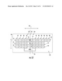 Text Entry Device with Radial Keypad Layout diagram and image