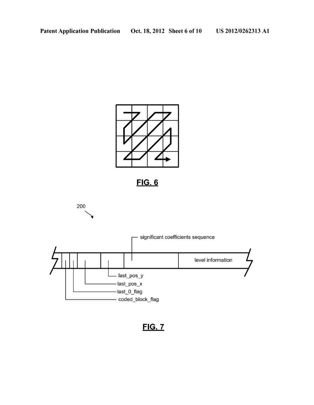 METHODS AND DEVICES FOR CODING AND DECODING THE POSITION OF THE LAST     SIGNIFICANT COEFFICIENT - diagram, schematic, and image 07