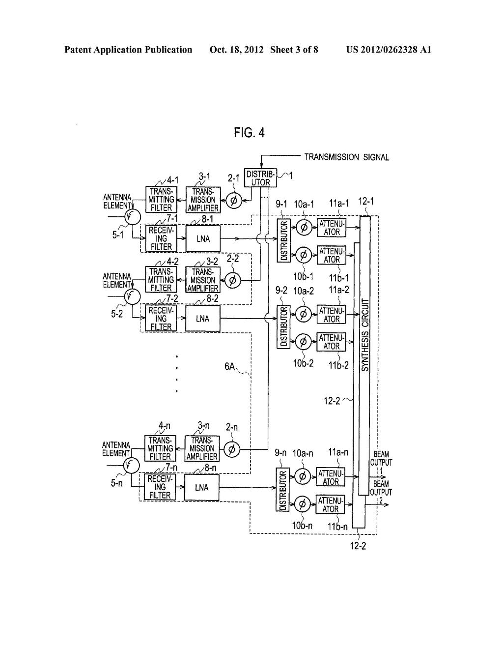 ACTIVE ARRAY ANTENNA DEVICE - diagram, schematic, and image 04