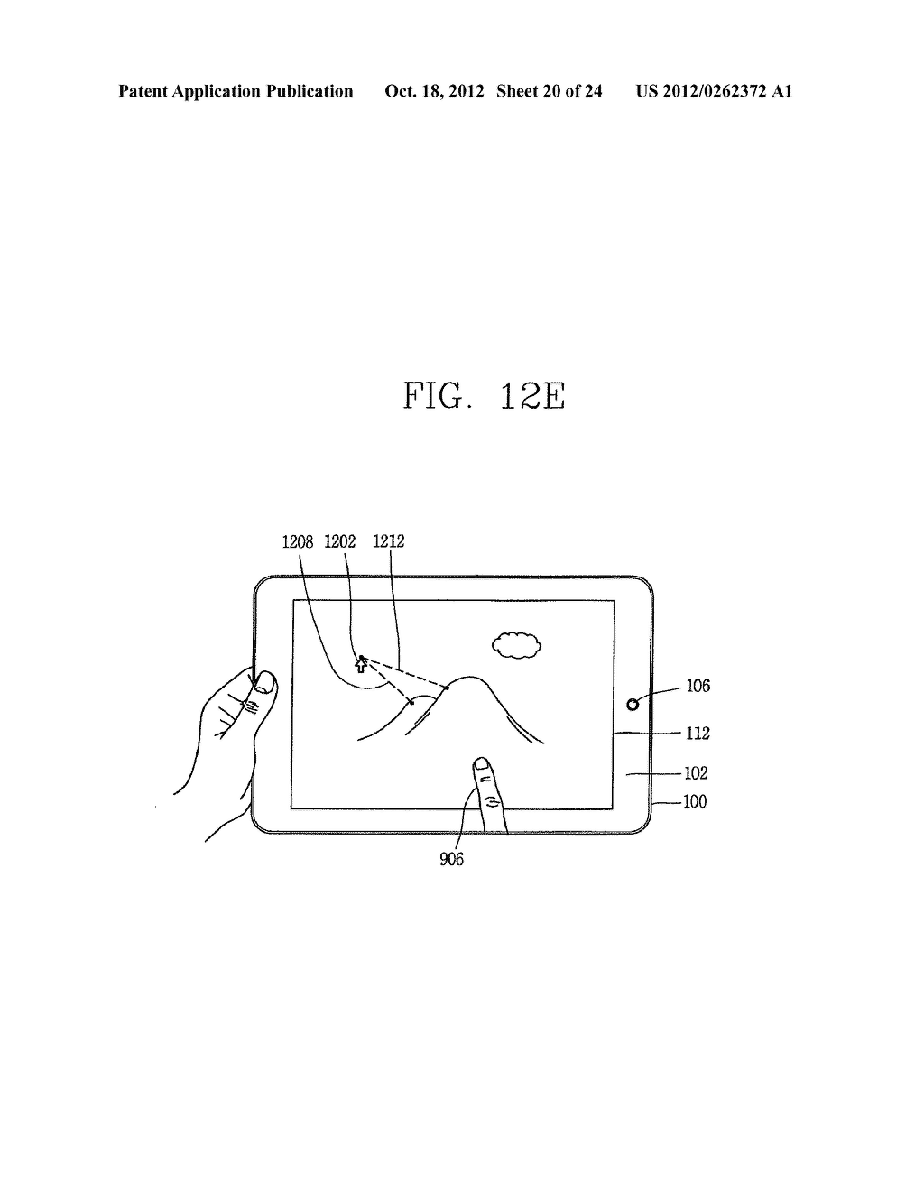 METHOD AND DEVICE FOR GESTURE RECOGNITION DIAGNOSTICS FOR DEVICE     ORIENTATION - diagram, schematic, and image 21