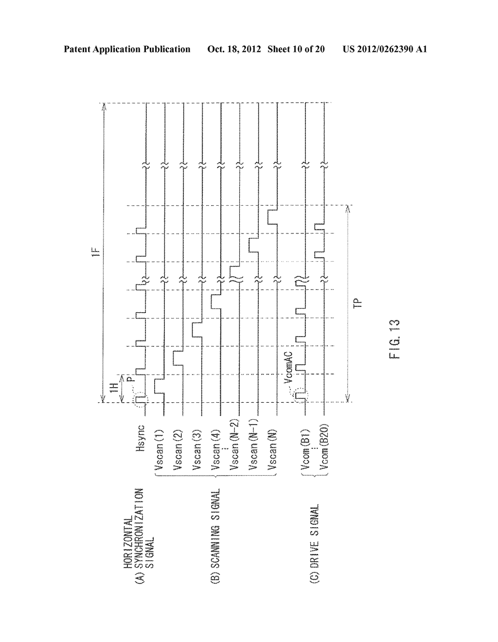 DISPLAY PANEL WITH TOUCH DETECTION FUNCTION, METHOD OF DRIVING THE SAME,     DRIVE CIRCUIT, AND ELECTRONIC UNIT - diagram, schematic, and image 11