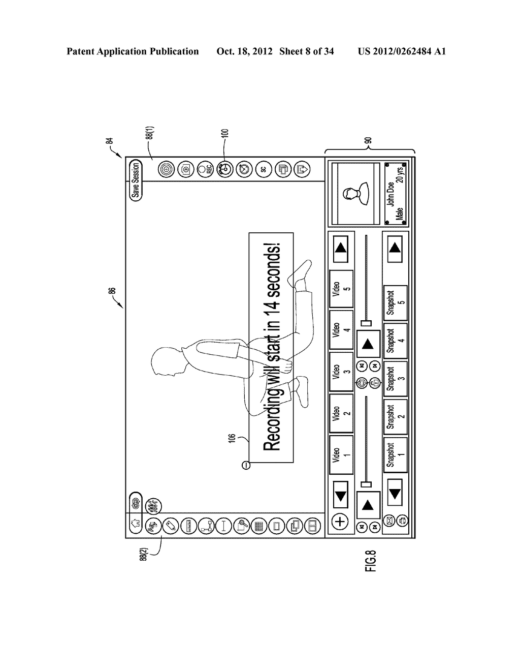 Motion Capture and Analysis at a Portable Computing Device - diagram, schematic, and image 09