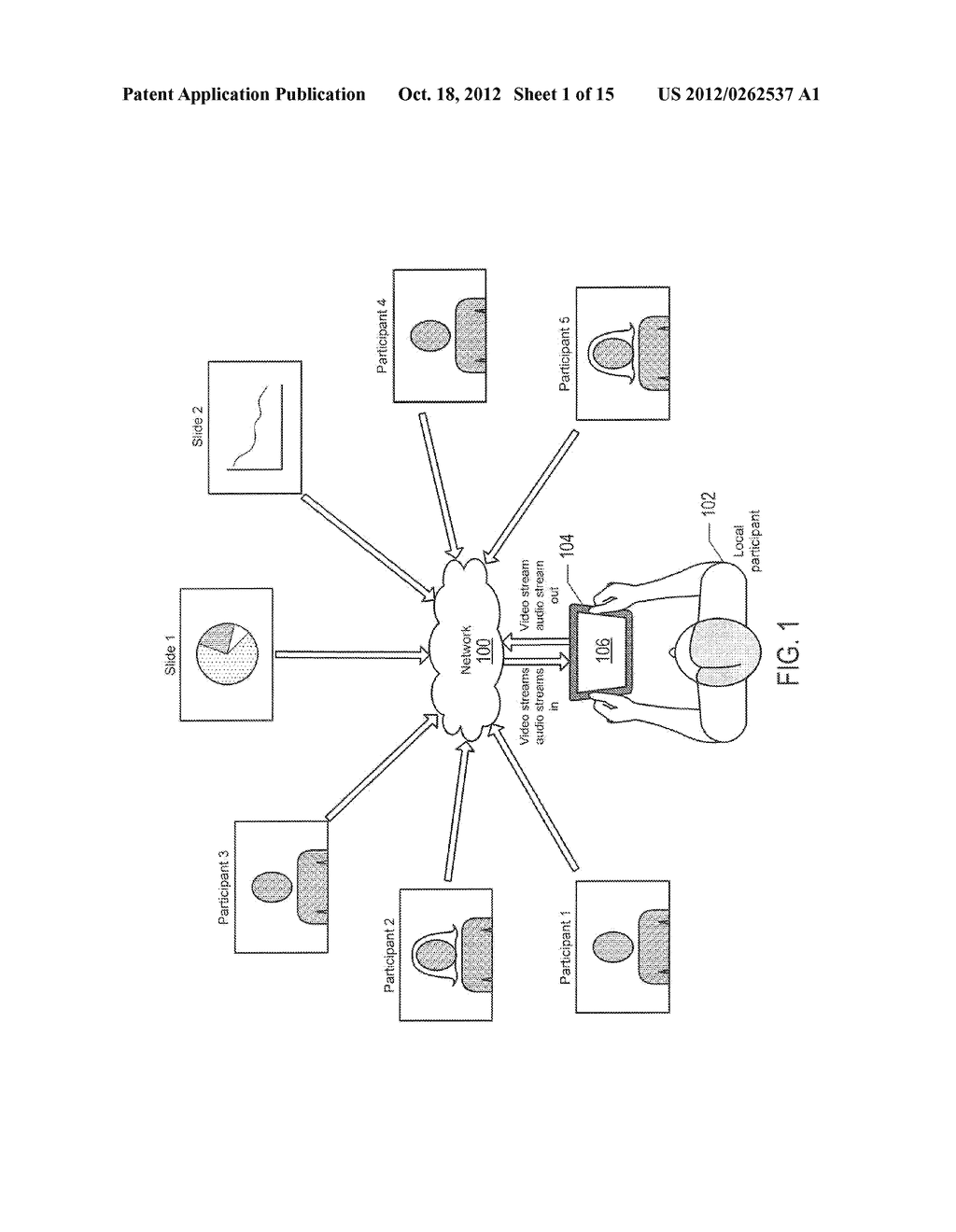 METHODS AND SYSTEMS FOR ESTABLISHING VIDEO CONFERENCES USING PORTABLE     ELECTRONIC DEVICES - diagram, schematic, and image 02