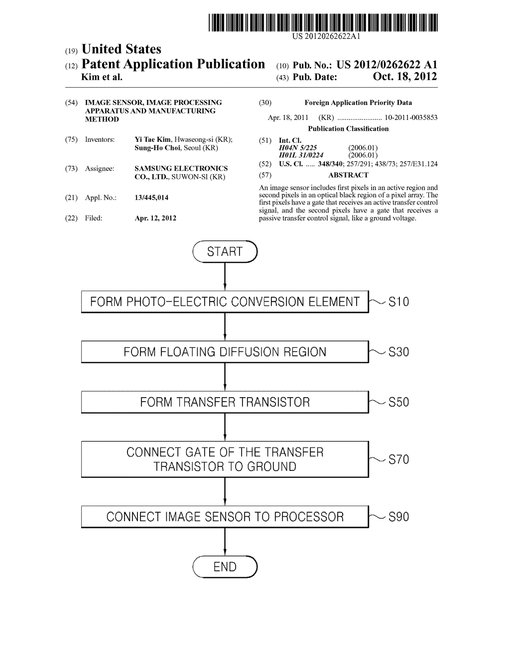 IMAGE SENSOR, IMAGE PROCESSING APPARATUS AND MANUFACTURING METHOD - diagram, schematic, and image 01