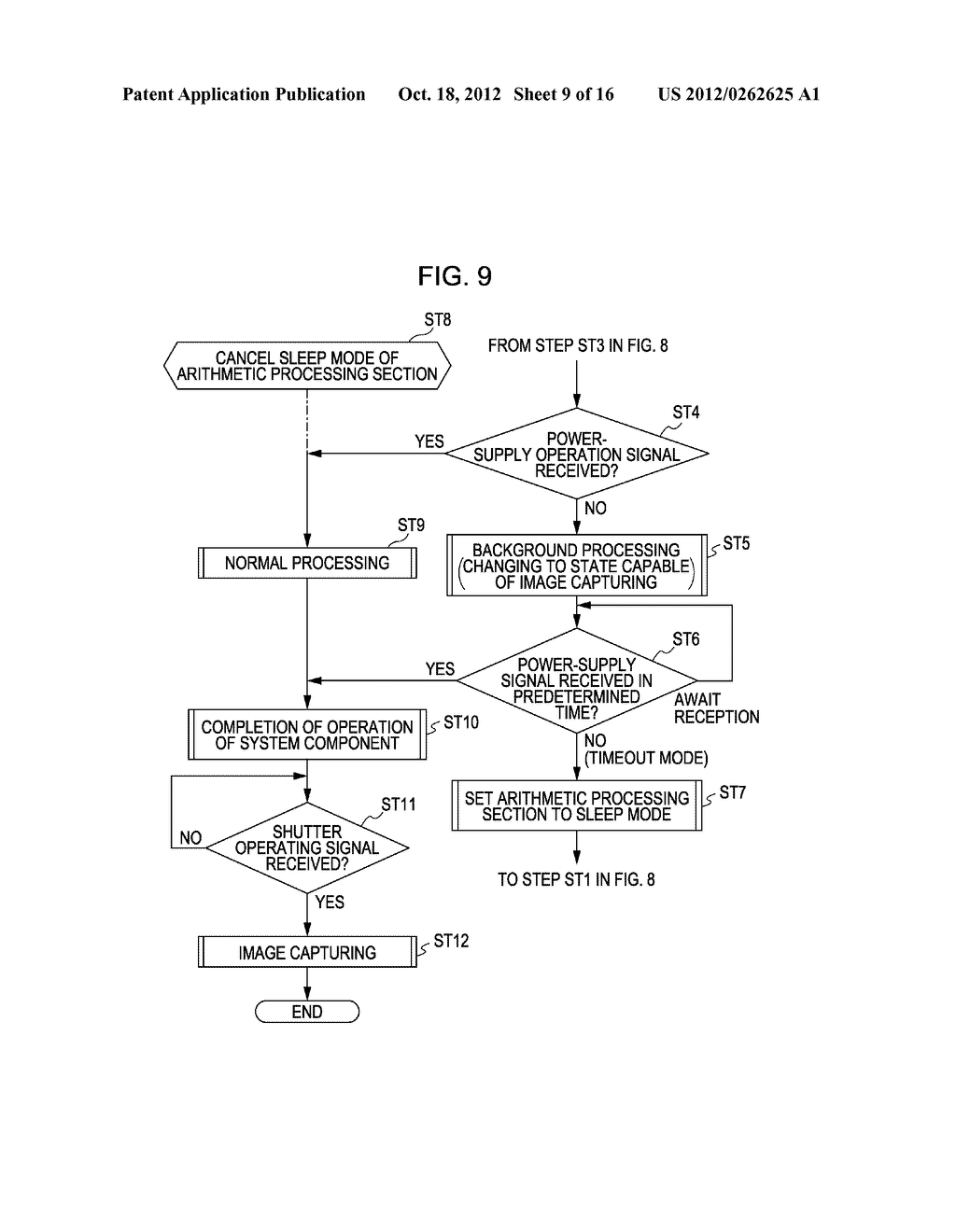 IMAGE CAPTURING DEVICE AND ACTIVATION METHOD THEREFOR - diagram, schematic, and image 10