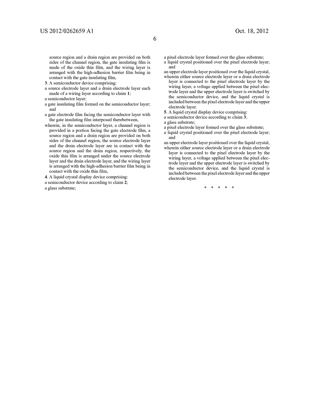 WIRING LAYER, SEMICONDUCTOR DEVICE, AND LIQUID CRYSTAL DISPLAY DEVICE     USING SEMICONDUCTOR DEVICE - diagram, schematic, and image 13