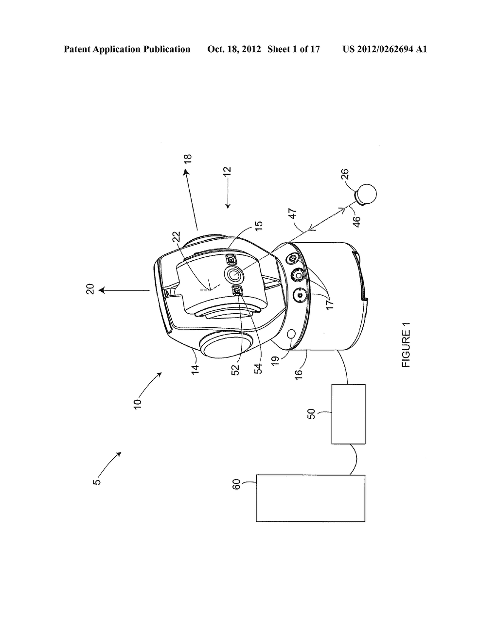 LASER TRACKER WITH ENHANCED HANDLING FEATURES - diagram, schematic, and image 02