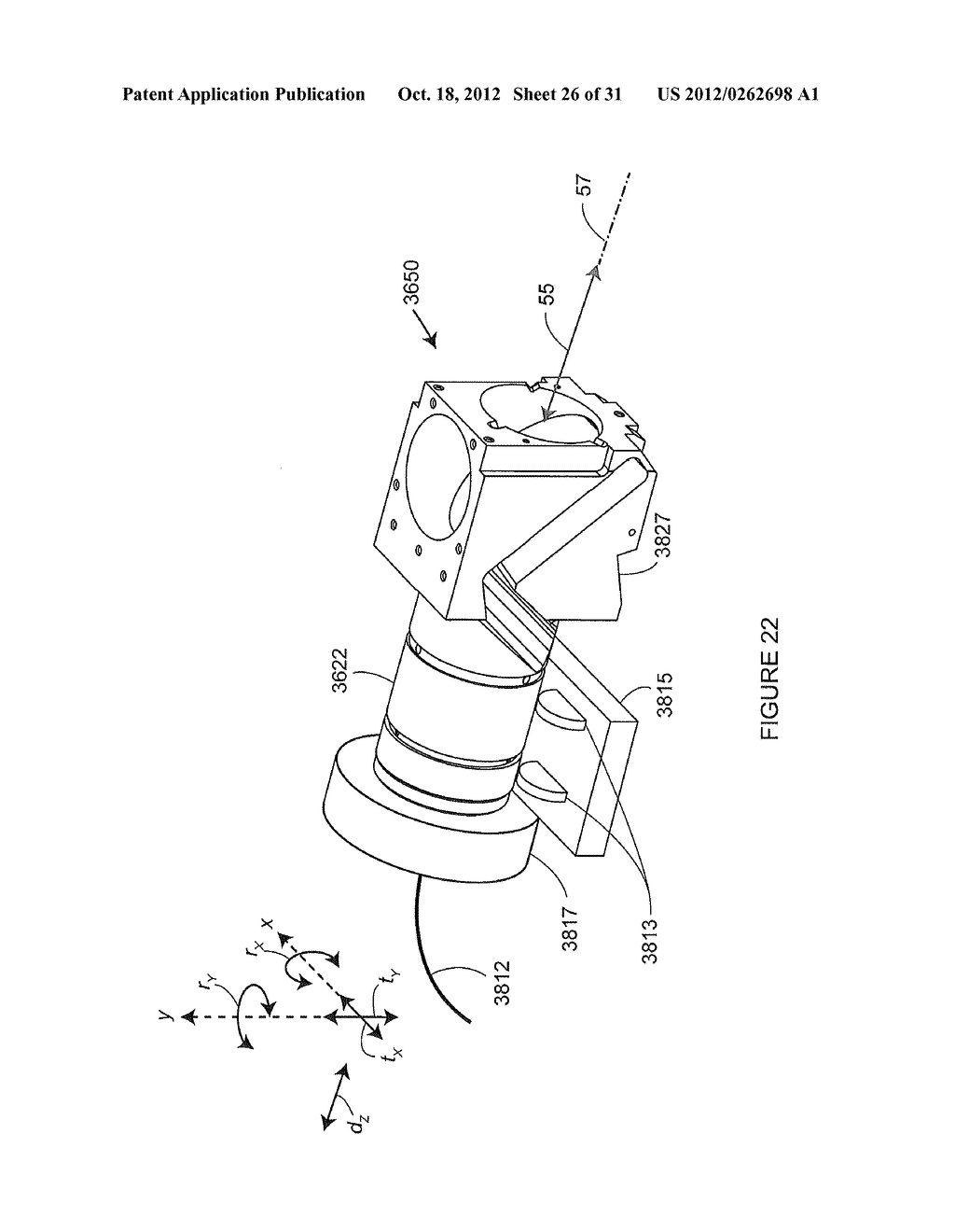 GIMBAL INSTRUMENT HAVING A PREALIGNED AND REPLACEABLE OPTICS BENCH - diagram, schematic, and image 27