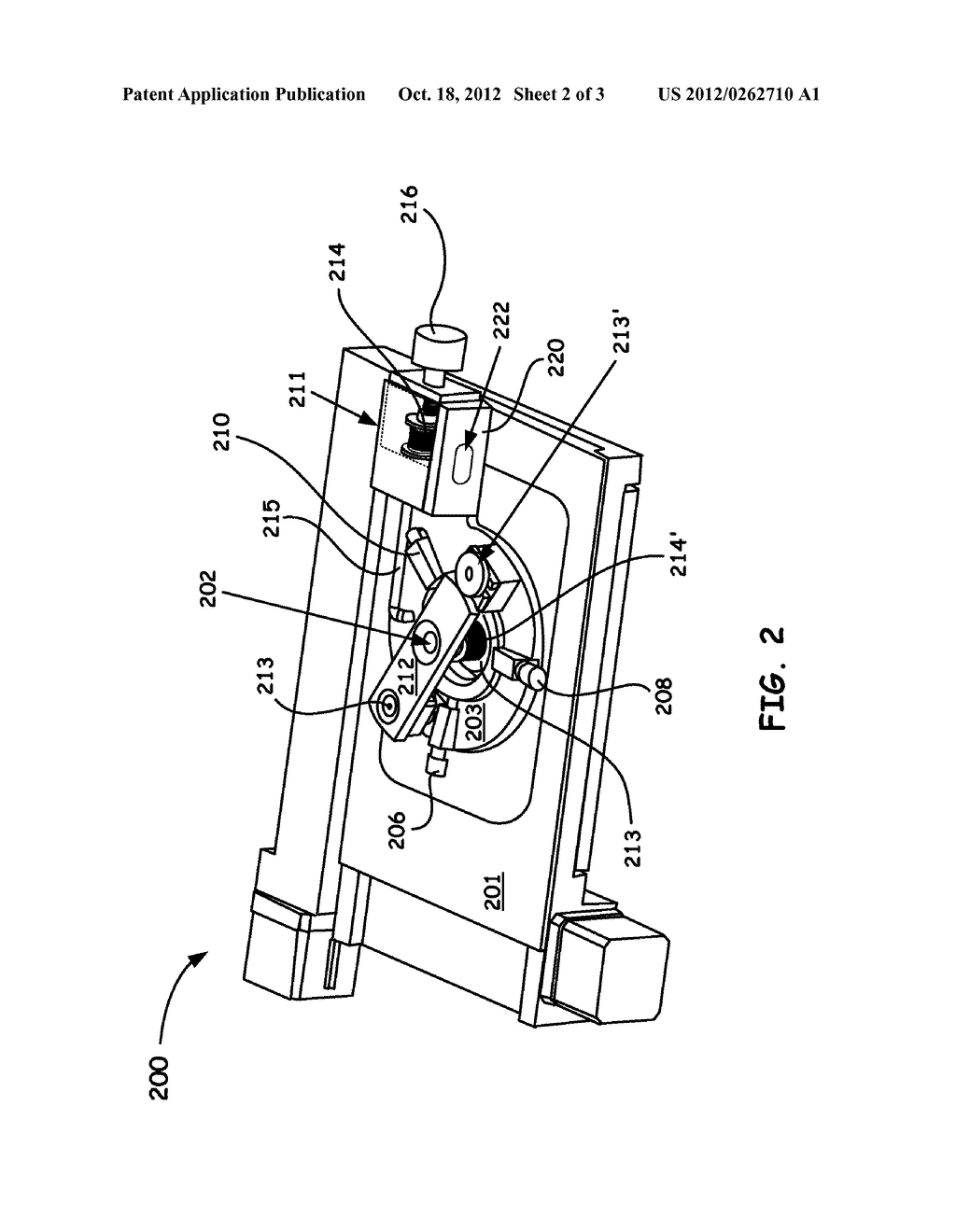 Bellows Actuated Infrared (IR) Stage - diagram, schematic, and image 03