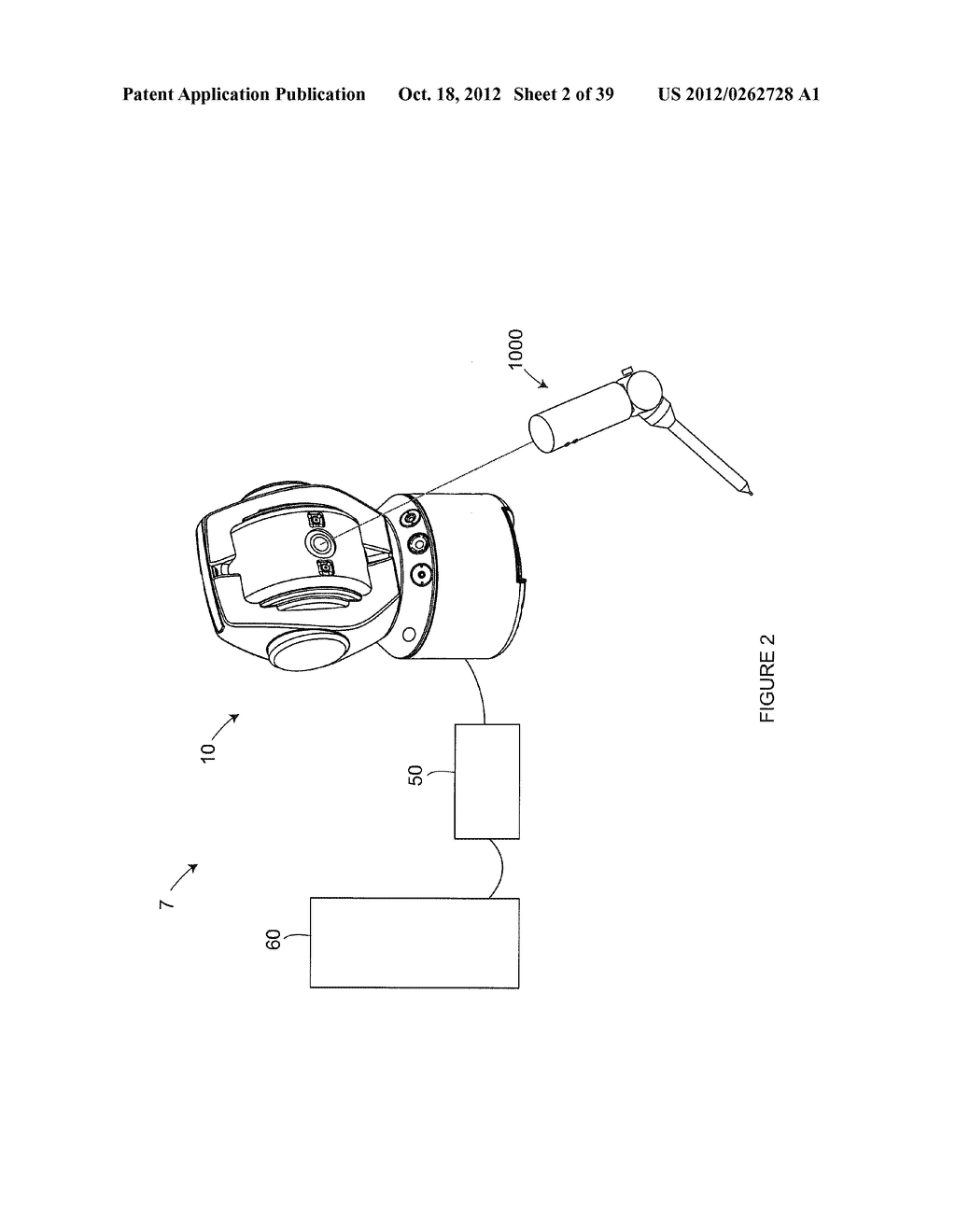 SIX DEGREE-OF-FREEDOM LASER TRACKER THAT COOPERATES WITH A REMOTE     PROJECTOR TO CONVEY INFORMATION - diagram, schematic, and image 03