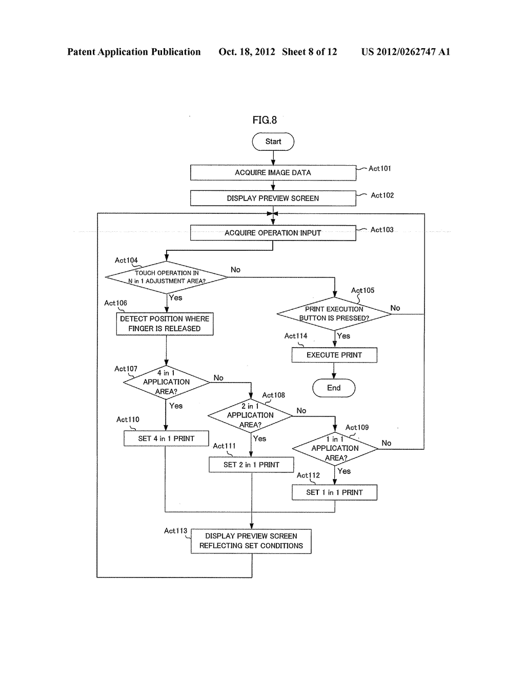 IMAGE FORMING APPARATUS, IMAGE FORMING PROCESSING SETTING METHOD, AND     RECORDING MEDIUM HAVING RECORDED THEREON COMPUTER PROGRAM FOR THE IMAGE     FORMING PROCESSING SETTING METHOD - diagram, schematic, and image 09