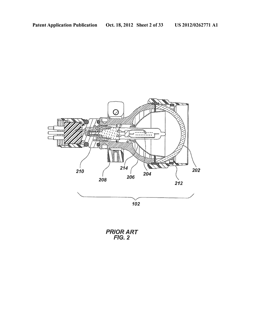 DEEP SUBMERSIBLE LIGHT WITH PRESSURE COMPENSATION - diagram, schematic, and image 03