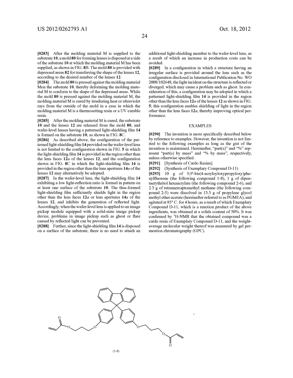 BLACK CURABLE COMPOSITION FOR WAFER - LEVEL LENS, AND WAFER - LEVEL LENS - diagram, schematic, and image 33