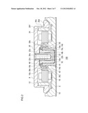 DISK DRIVE DEVICE PROVIDED WITH FLUID DYNAMIC BEARING diagram and image