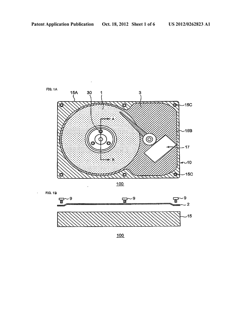 DISK DRIVE DEVICE WITH HUB - diagram, schematic, and image 02