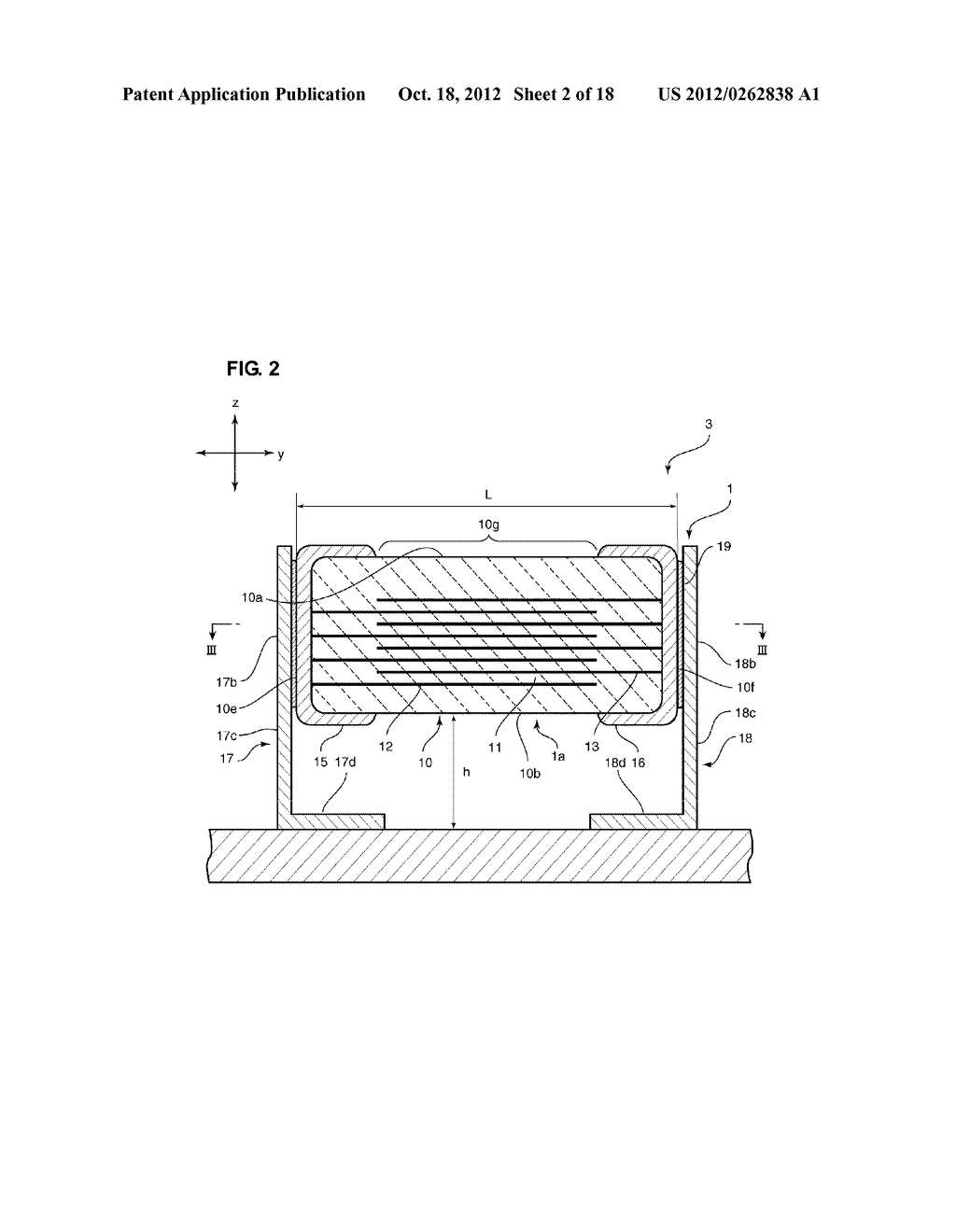 CERAMIC CAPACITOR AND ELECTRONIC COMPONENT INCLUDING THE SAME - diagram, schematic, and image 03