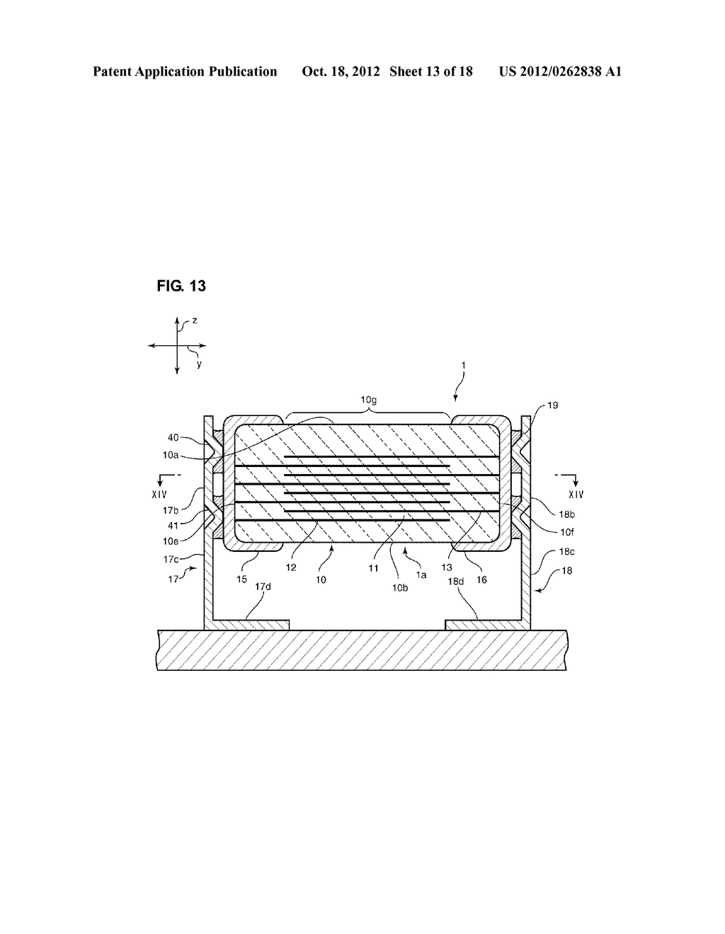 CERAMIC CAPACITOR AND ELECTRONIC COMPONENT INCLUDING THE SAME - diagram, schematic, and image 14