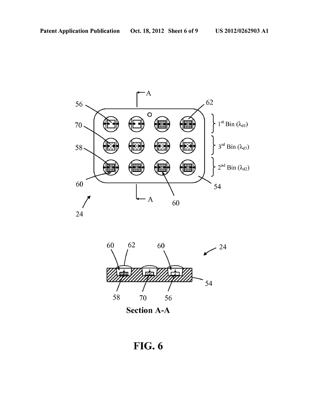 LED-BASED LIGHT SOURCES FOR LIGHT EMITTING DEVICES AND LIGHTING     ARRANGEMENTS WITH PHOTOLUMINESCENCE WAVELENGTH CONVERSION - diagram, schematic, and image 07