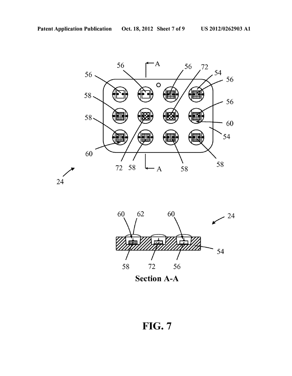 LED-BASED LIGHT SOURCES FOR LIGHT EMITTING DEVICES AND LIGHTING     ARRANGEMENTS WITH PHOTOLUMINESCENCE WAVELENGTH CONVERSION - diagram, schematic, and image 08