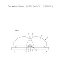 LENS AND LIGHT EMITTING APPARATUS HAVING THE SAME diagram and image