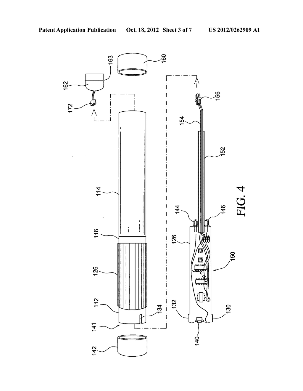 Multi purpose visual and audible signaling baton - diagram, schematic, and image 04