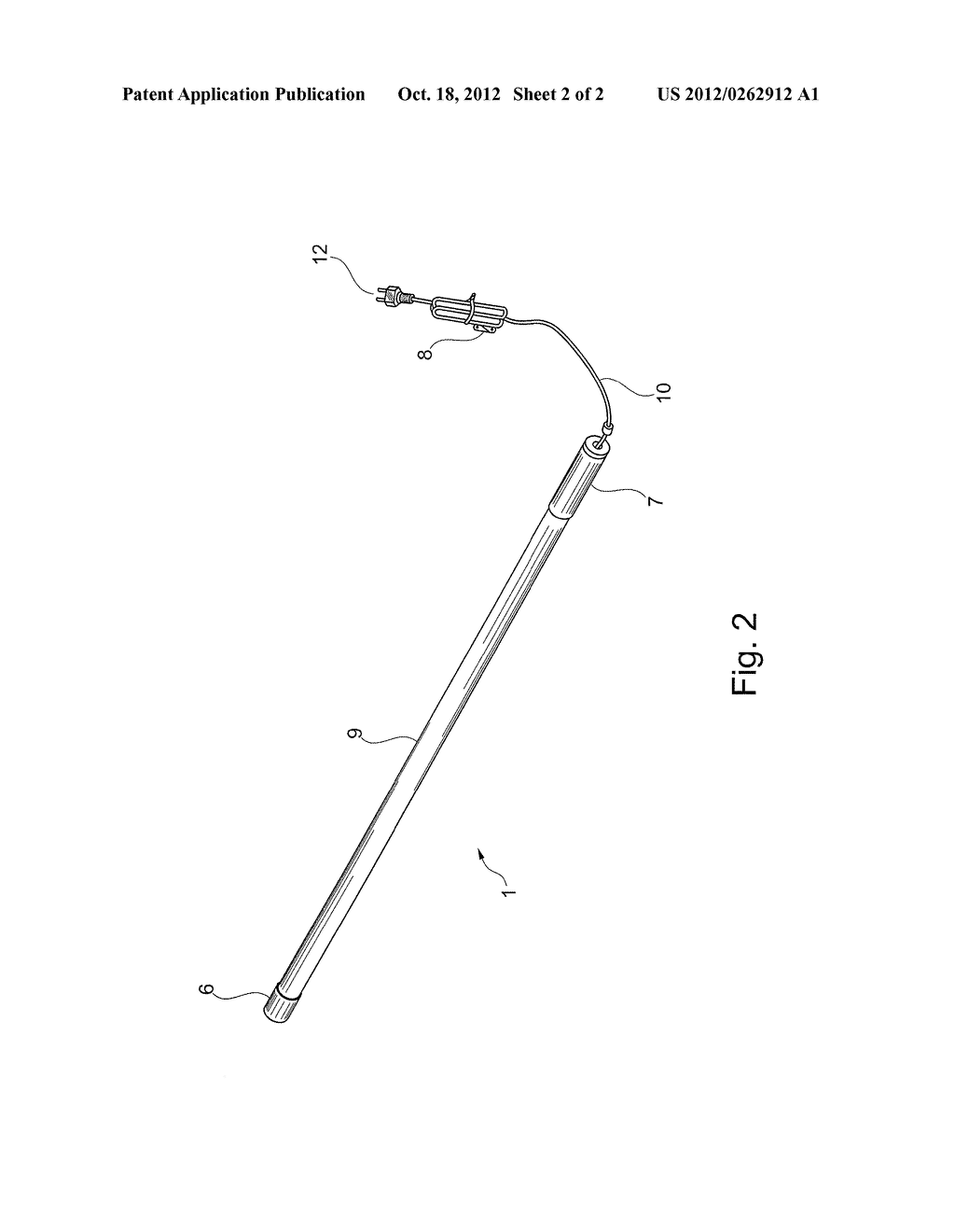 UV FLUORESCENT TUBE GENERATING BLACK LIGHT - diagram, schematic, and image 03