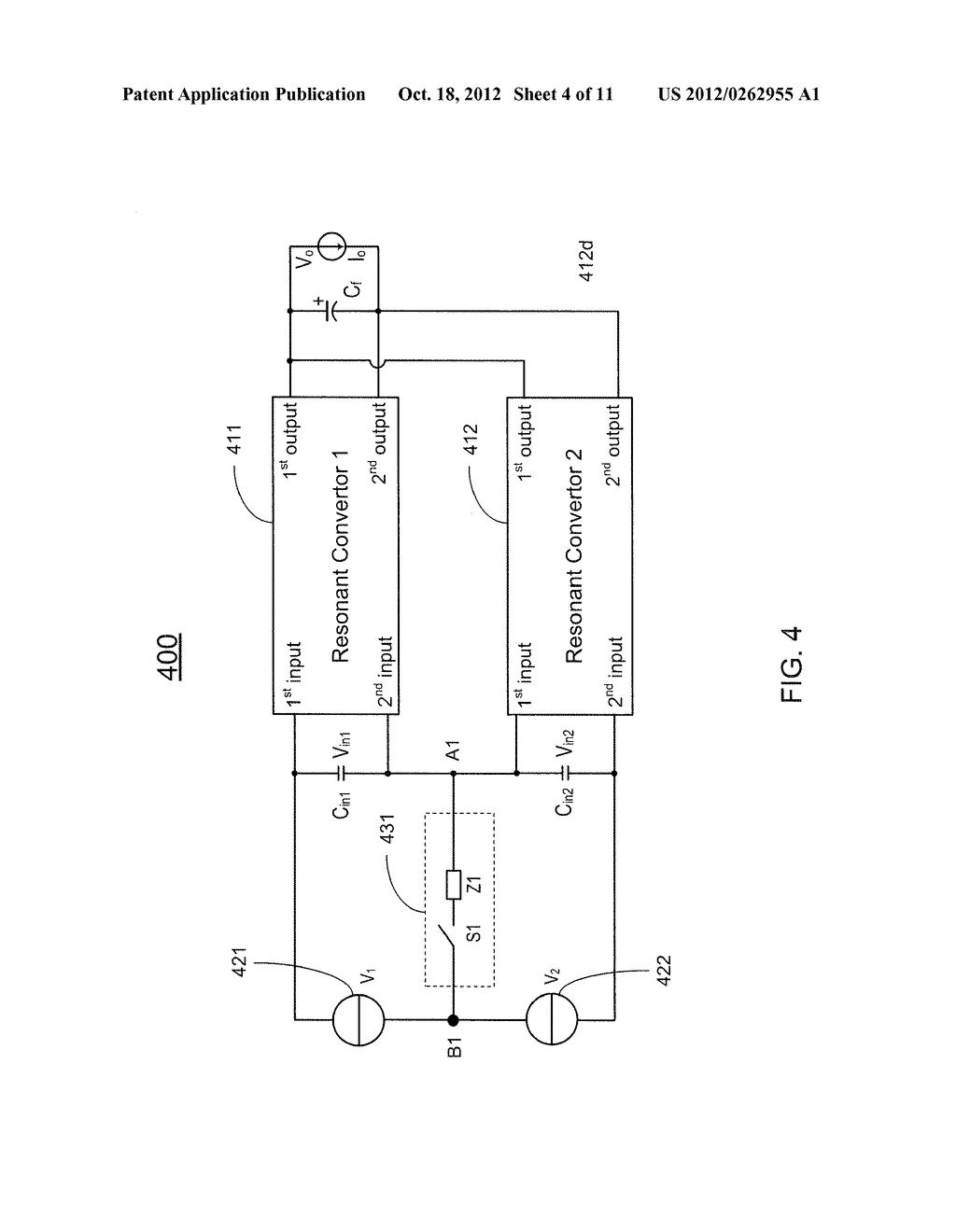 CONVERTER WITH INPUT VOLTAGE BALANCE CIRCUIT - diagram, schematic, and image 05