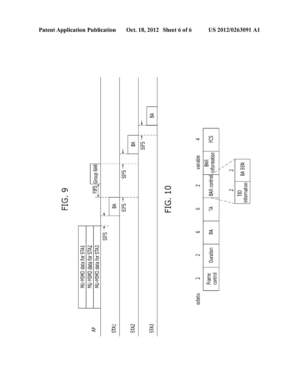 METHOD FOR RECOVERING A FRAME THAT FAILED TO BE TRANSMITTED IN A MU-MIMO     BASED WIRELESS COMMUNICATION SYSTEM - diagram, schematic, and image 07