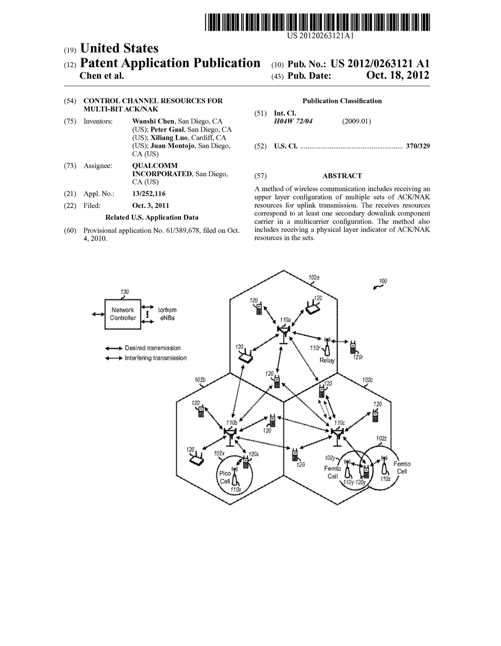 CONTROL CHANNEL RESOURCES FOR MULTI-BIT ACK/NAK - diagram, schematic, and image 01