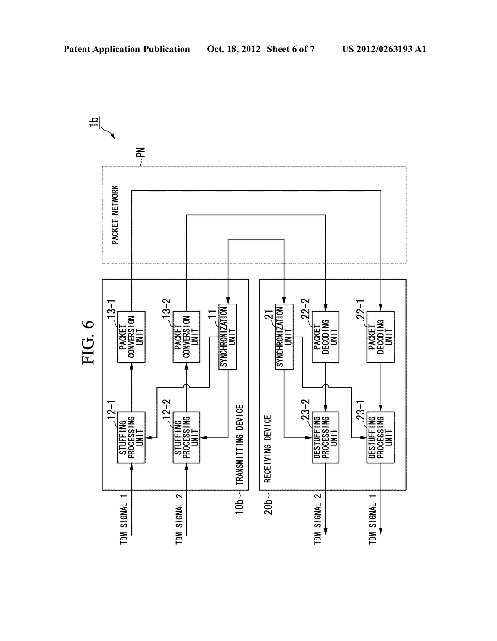 TRANSMISSION SYSTEM, TRANSMITTING DEVICE, RECEIVING DEVICE, TRANSMISSION     METHOD, AND COMPUTER PROGRAM - diagram, schematic, and image 07