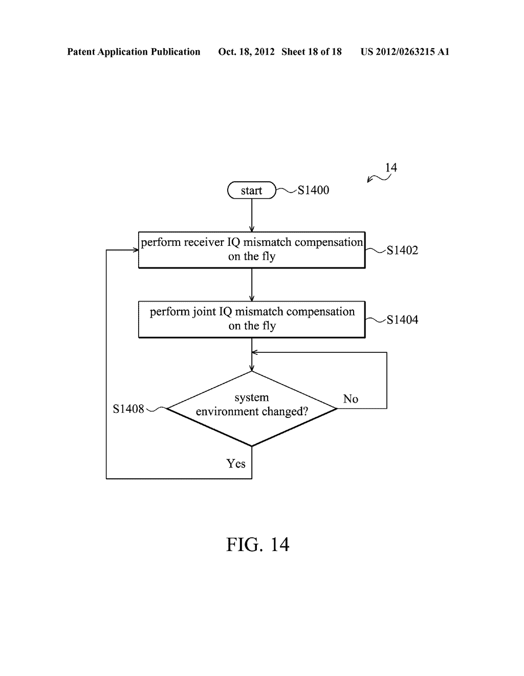 TRANSCEIVER CAPABLE OF IQ MISMATCH COMPENSATION ON THE FLY AND METHOD     THEREOF - diagram, schematic, and image 19