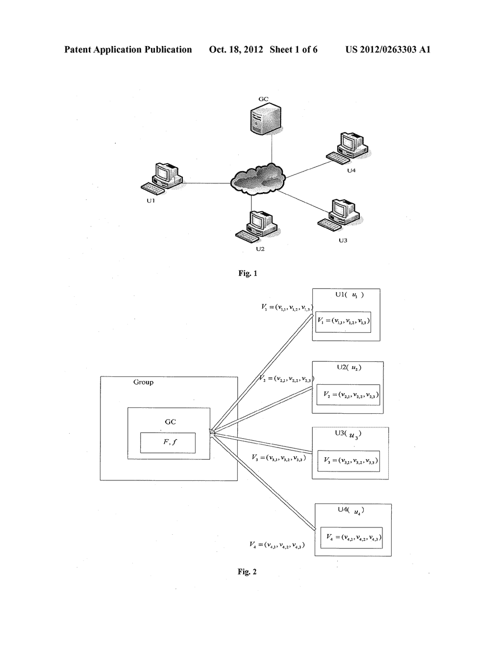 GROUP KEY MANAGEMENT APPROACH BASED ON LINEAR GEOMETRY - diagram, schematic, and image 02