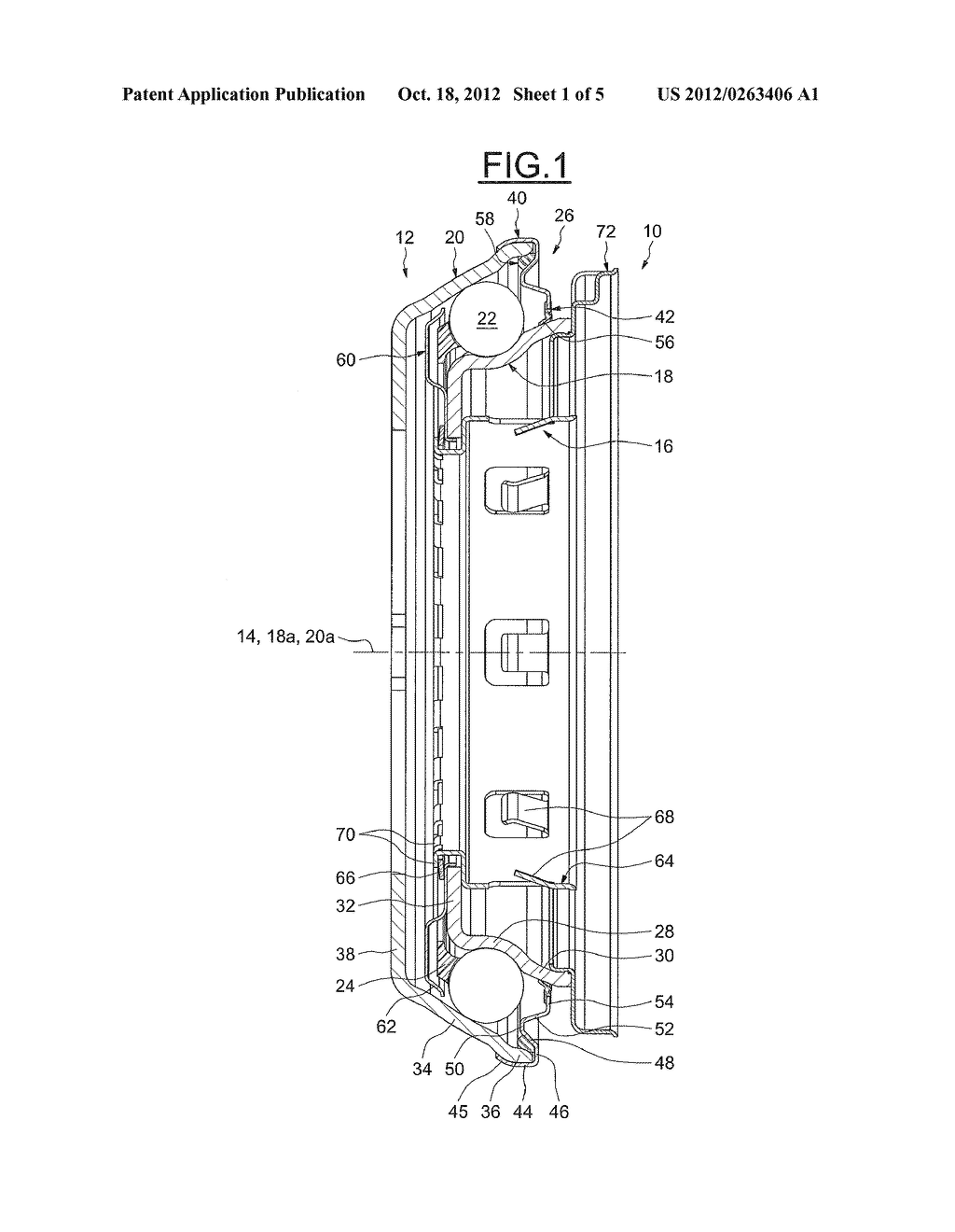 ROLLING BEARING, NOTABLY FOR A CLUTCH RELEASE BEARING DEVICE - diagram, schematic, and image 02