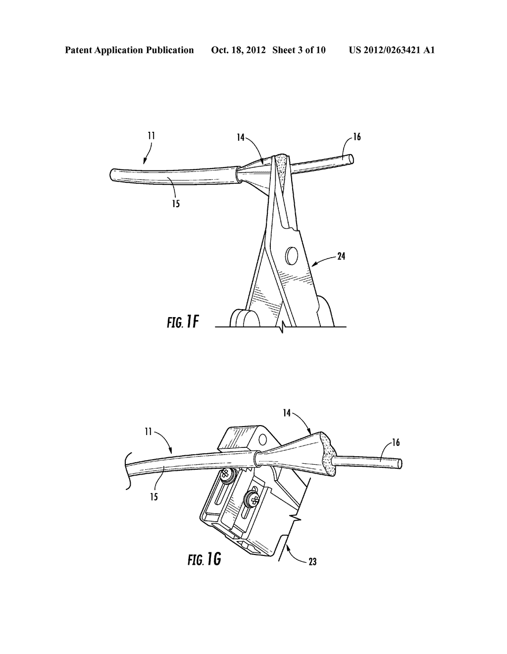 METHOD FOR FASTENING A FIBER OPTIC CONNECTOR TO A FIBER OPTIC CABLE - diagram, schematic, and image 04