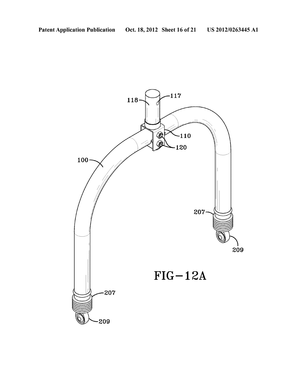 DEVICE FOR SUPPORTING A CAMERA IN A HELICOPTER - diagram, schematic, and image 17