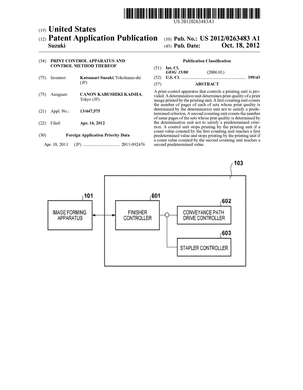 PRINT CONTROL APPARATUS AND CONTROL METHOD THEREOF - diagram, schematic, and image 01