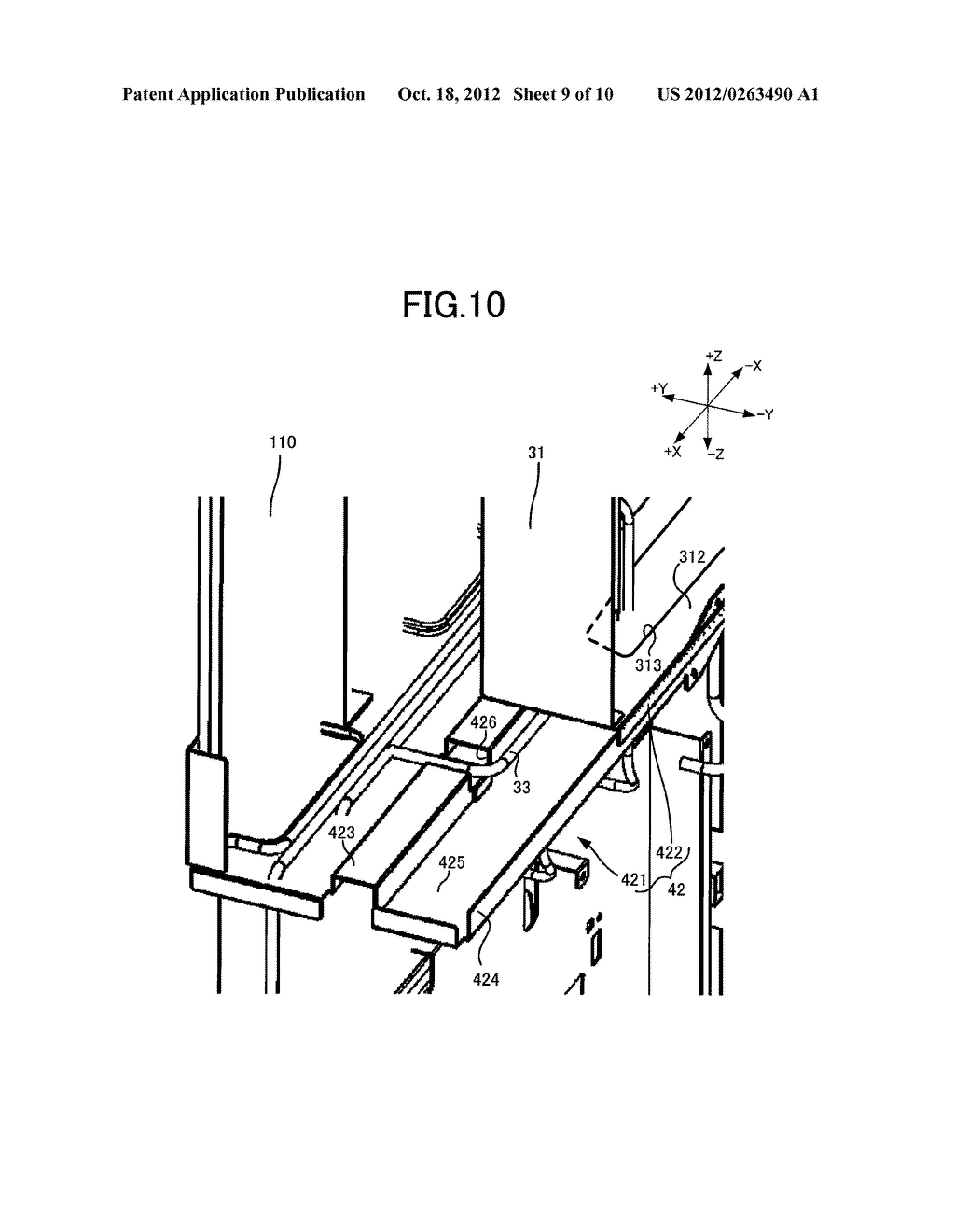 IMAGE FORMING APPARATUS INCLUDING CONTROL SUBSTRATE CONNECTED TO     ELECTRICAL COMPONENT THROUGH CABLE - diagram, schematic, and image 10