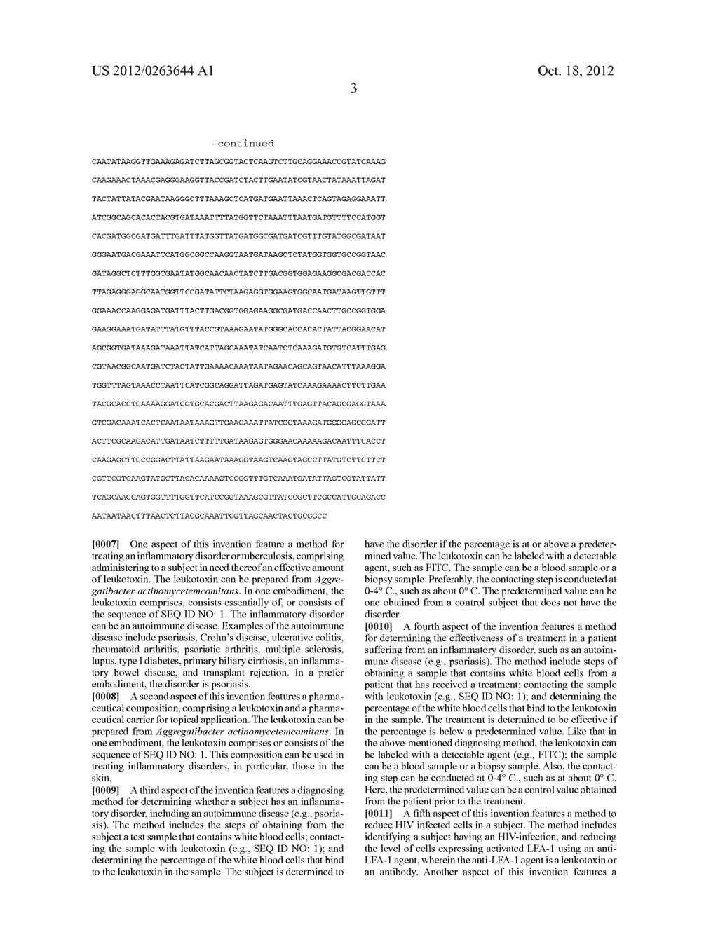 TREATMENT AND DIAGNOSIS OF INFLAMMATORY DISORDERS AND HIV - diagram, schematic, and image 27