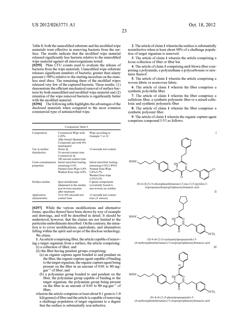 FIBER WITH MICROBIAL REMOVAL, MICRO-BIOCIDAL, OR STATIC GROWTH CAPABILITY - diagram, schematic, and image 28