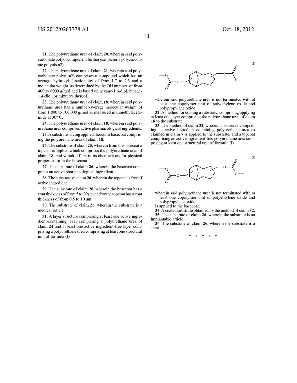 POLYURETHANE UREA FOR STENT COATINGS - diagram, schematic, and image 25