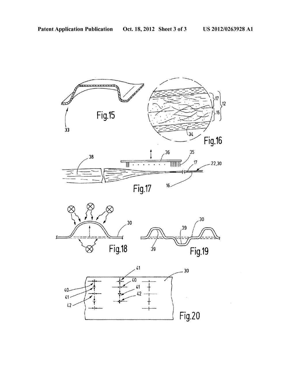 Three-Dimensional Shaped Textile Element and Method for the Manufacture of     Said Element - diagram, schematic, and image 04