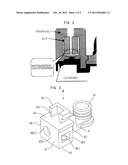 LID FOR STORAGE BATTERY, INJECTION MOLDING METHOD OF THE SAME LID, STORAGE     BATTERY WITH THE SAME LID, AND TERMINAL SECTION FOR STORAGE BATTERY diagram and image