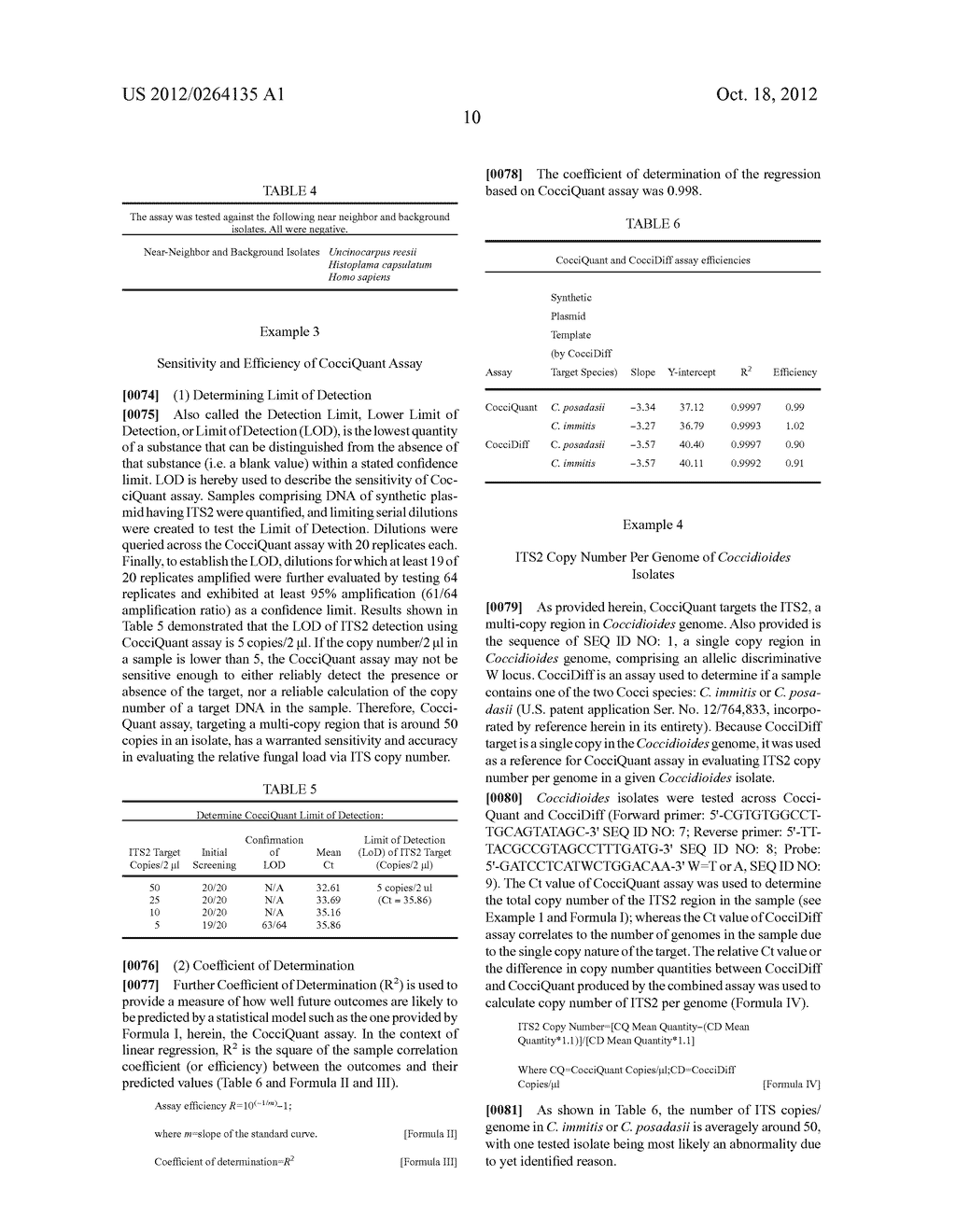 METHOD OF DETECTING COCCIDIOIDES SPECIES - diagram, schematic, and image 13