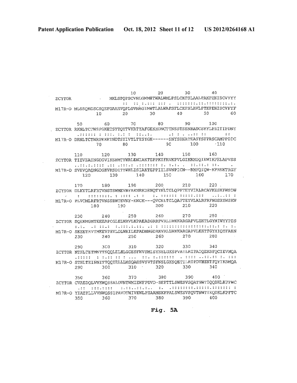 ZCYTOR17 HETERODIMERIC CYTOKINE RECEPTOR POLYNUCLEOTIDES - diagram, schematic, and image 12